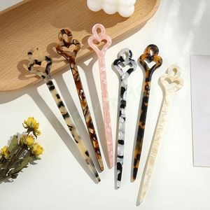 Vintage Chinese Style Hair Sticks Acetate Chopstick For Women Hairpins Hair Clips Wedding Jewelry Hair Accessories