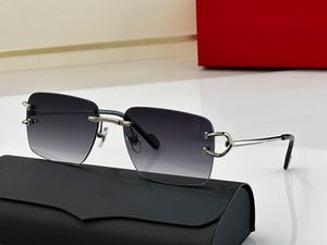 Gafas de sol de diseñador vintage para mujeres Decoración C Decoración Anti-UV Marca Sun Glasses Carter ¡Eyewear de gran tamaño Aviación UV400 Conducir Fashion Driving Geatses Lunette