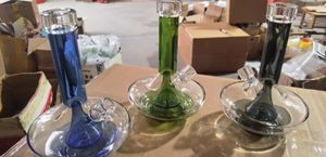 Vintage GRA PREMIUM QUALITÉ Verre Bong Eau Narguilé Pipes À Fumer Avec Bol Original Verre Usine Vente directe peut mettre le logo du client par DHL UPS CNE