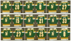 Vintage Minnesota North Stars Jersey GILLES MELOCHE AL MACADAM BRIAN LAWTON PAUL HOLMGREN 21 DIRK GRAHAM 28 CHRISTOFF BEAUPRE Retro Hockey 74