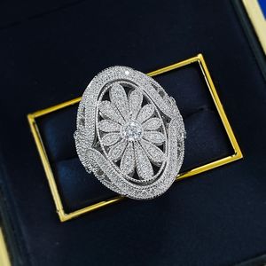 Bague Vintage en diamant Moissanite 100% véritable, bague de mariage en argent Sterling pour femmes, bijoux d'anniversaire de mariée