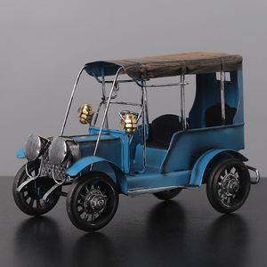 Vintage Old Tin Classic Car Home Decor Fer Métal Artisanat à la main pour Collect Gift Decoration 20 x13x9cm 20 mai Y200104