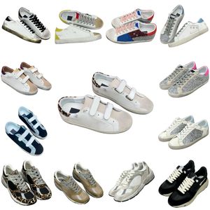 Pantoufles Vintage chaussures de créateur étoiles sales à lacets chaussures décontractées chaussures de skate en cuir véritable baskets à diamants brillants chaussures à plateforme imprimé léopard hooploop extérieur