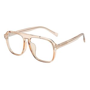 Vintage Square TR90 Charnière Spring Spring Femmes Nail Sunglasses Cadre Hommes Optique Lunettes de vue Optique Cadre Acier inoxydable Bras de fil métallique