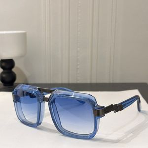 Gafas de sol vintage 669 Night Blue Ruthenium/Blue Shaded Men Sonnenbrille Shades Lunettes de Soleil Gafas vintage Occhiali da sole UV400 Gafas