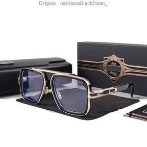 Lunettes de soleil vintage carrées pour femmes, lunettes de soleil de styliste de mode, monture dorée de luxe UV400 dégradé LXN-EVO DITA soixante-dixième vain loguat U8TH
