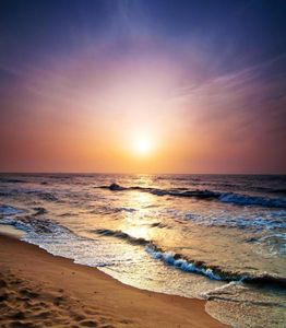 Vinilo Fondo de Pografía Fondo de Playa Atardecer Paisaje Boda Digital Po Telón de Fondo Estudio Fotografía Papel Tapiz Props2967546