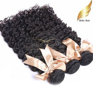Extensiones brasileñas de cabello humano de onda profunda al por mayor paquetes de cabello remy tramas 8 30 3 piezas / lote entrega rápida