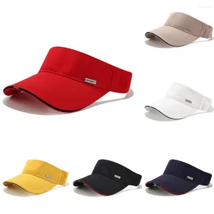 Sombrero con viseras gorra ajustable para exteriores visera protectora solar de verano parte superior vacía reflectante transparente