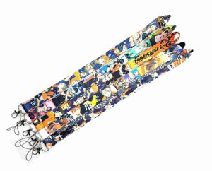 Volleyball Boys Haikyuu Lanyards designer Porte-clés Cosplay Mode Anime Imprimer Ruban Lanière pour Clé USB Gym Pass ID Porte-Badge Cadeau