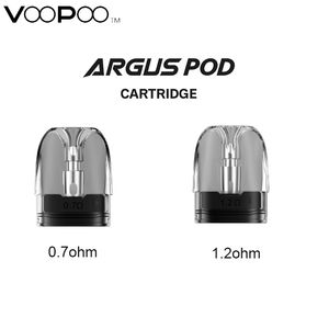 Cartouche de dosette Argus VOOPOO 2ml 0.7/1.2ohm MTL pour Cigarette électronique Argus P1/Argus Z/Argus G/Argus P1s Kit Vape authentique 3 pièces/paquet