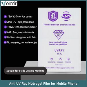 VORMIR 20PCS Feuilles d'hydrogel de confidentialité pour tous les films TPU Green TPU HD Green TPU pour tous