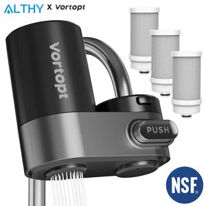 VORTOPT PRIMIM FAUCET TAP MONTRE SYSTÈME DE PURIFICATION DU FILTERE D'EAU NSF Réduit le plomb Heavy Metal Chlorinebad Taste Kitchen 231221