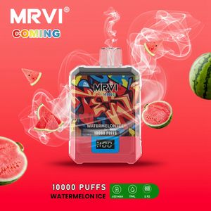 Vozol Atvs Mrvi à venir 10000 Puffs Vaper Batterie Écran d'affichage liquide E Cigarettes rechargeables jetables Vape Pen 10K Puff Vapers