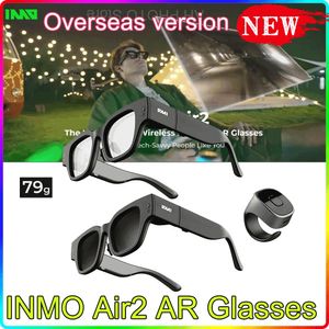 VR AR Accessorise INMO Air2 Lunettes intelligentes AR sans fil Support Écran Tactile Anneau Commande vocale HD Voir la vidéo de traduction en temps réel 230927