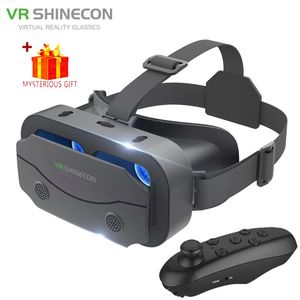 VR Glasses Virtual Reality Headset Viar Devices Helmet 3D Lenses Smart Goggles For Smartphones Phone Mobile Gogle Game Accessory 231202