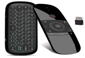 W1 Version anglaise 24 GHz clavier sans fil Mini Fly Air Mouse avec fonction d'apprentissage IR pour ordinateur TV Box x96 MINI H966813653