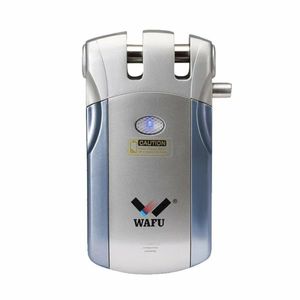 Wafu WF-018 Electric Door Lock Wireless Control With Remote Control Open & Close Smart Lock Home Security Door Easy Installing 201013