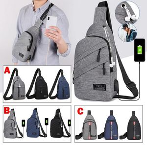 Riñoneras Hombre Mujer Nylon Paquetes Sling Bag Crossbody Deporte al aire libre Hombro Cofre Diario Picnic Canvas Messenger Pack Bolsa 221208