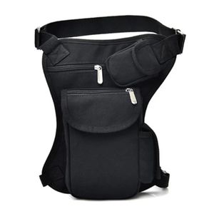 Sacs de taille hommes toile goutte jambe Pack sac ceinture vélo et moto argent Fanny pour le travail de haute qualité 231013