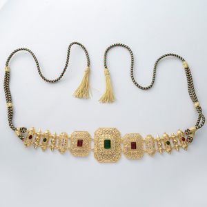 Ceintures De Chaîne De Taille Luizada Sep Ceinture De Corde Tissée À La Main Maroc Mariage Exquis Ceinture En Métal Or 14k Accessoires De Bijoux Pour Femmes 230220