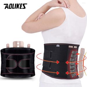 Soporte de cintura AOLIKES, cinturón Lumbar, hernia de disco, corsé ortopédico para aliviar el dolor de tensión, corsé para la descompresión de la columna vertebral