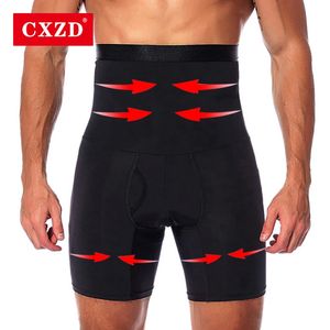 Taille Tummy Shaper CXZD hommes ventre contrôle Shorts corps Shaper Compression taille haute formateur ventre ventre contrôle minceur Shapewear Boxer sous-vêtements 231031