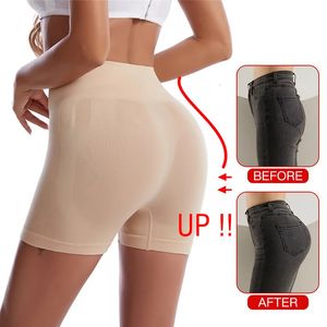 Cintura Tummy Shaper Yoga Ejercicio físico Peach Hip High Control Panty Ropa interior adelgazante Levantador de glúteos Modelado del vientre Pantalones cortos para mujer 231128