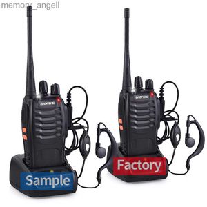 Walkie Talkie 2 Pack Radios HT Baofeng Talkie Walkie BF-888S CB Ham Ham Two Way Mini Walkie Talkie Long 100 km Range Walkie-Talkie HKD230922