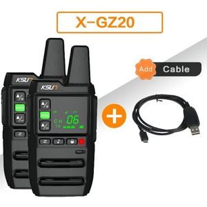 Talkie Walkie 2 Pcs Ensemble Sans Fil Jambon Amateur Radio Récepteur Station Pmr Deux Voies Avec Logiciel De Programmation Gratuit KSUT GZ20 230731