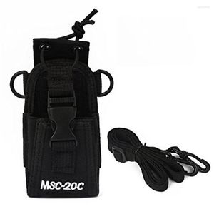 Talkie-walkie 2pcs MSC-20C Nylon Multi-Function Universal Pouch Bag Holster Carry Case Pour Yaesu Motorola TYT Baofeng UV-5R 82