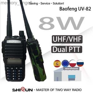 Talkie-walkie 8W BaoFeng UV-82 Talkie-walkie double bande avec NA-771 VHF / UHF UV 82 Talkie-walkie 10 KM UV82 Baofeng 8W Radio 10 KM UV-9R UV-5R HKD230922