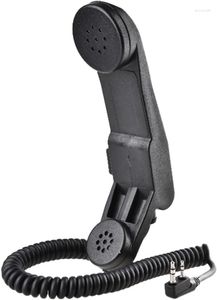 Haut-parleur de l'armée pour talkie-walkie – Microphone d'épaule avec poignée téléphonique K-Head | Facile à installer pour UV-5R UV-6R UV-82HX DM