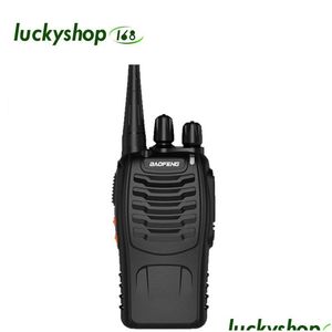 Talkie-walkie Baofeng Bf-888S Portable UHF 5W 400-470Mhz Bf888S Radio bidirectionnelle pratique livraison directe électronique télécommunications Dh6Jf
