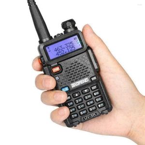 Talkie Walkie Baofeng UV-5R LCD Dual Band UHF VHF Ham Two Way Radio Earpiece Soft Case