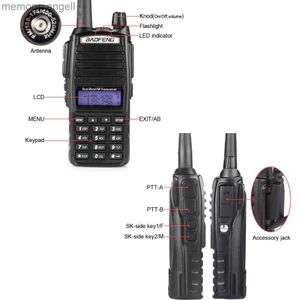 Talkie-walkie Baofeng UV 82 militaire longue portée 10 KM 5W 8W H/M/L Modes haute puissance double PTT UV-82 UHF VHF Radios jambon HKD230922