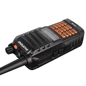 Walkie Talkie BF-UV9 Negro Handheld Flotating Waterproof con Strobe Strobe VHF Marine Radio Intercom