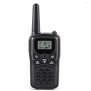 Walkie Talkie Mini Radio de mano para acampar al aire libre 22CH UHF 446.9375 MHz Hasta 8KM Interfono portátil
