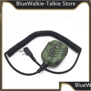 Talkie-walkie Mt600 Microphone à main Haut-parleur Micro pour TK3107 Quansheng Wouxun Puxing Baofeng Uv-5R Bf-888S GT-3Tp GT-3 Drop Deliver Dhpiq