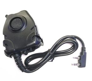 Walkie Talkie PCable para K Plug Z Tactical Comtac H50 MSA SORDIN H60 HD01 HD02 HD03 auriculares con reducción de ruido