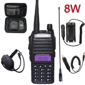 Walkie Talkie Profesional UV82 FM Baofeng UV 82 8W Estación de radioaficionado VHF UHF Transceptor Radios de caza Comunicador aficionado 231030