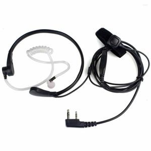 Talkie-walkie, micro de gorge, écouteur à Tube acoustique discret avec Pfor BAOFENG UV5R 888S B5 3R, Radio bidirectionnelle (stock en espagne et aux états-unis)