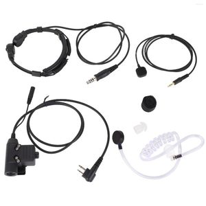 Talkie-walkie gorge micro casque écouteur faible bruit haute sensibilité résistant à l'usure U94 PCable adaptateur de prise pour Radio 2 voies
