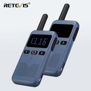 Talkie-walkie Talkie-walkie Mini Retevis USB Type C Téléphone RB619 PMR 446 Radio Talkie-walkie 2 pièces Radio bidirectionnelle Radio portable PTT el 231023