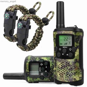 Talkie-walkie Talkie-walkie pour enfants Jeu d'aventure Camping Camo Talkie-walkie portable longue portée Meilleurs cadeaux d'anniversaire pour les enfants de 6 ans HKD230922