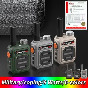 Walkie Talkie wurui G63 Mini walkie talkie portátil escáner radioaficionado Walkie-talkies para caza 50 km comunicador profesional práctico Amateur 231023