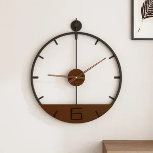 Relojes de pared Reloj colgante de estilo antiguo nórdico para el decoración del hogar interior 1