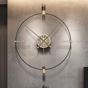 Relojes de pared de gran tamaño para decoración del hogar, reloj Vintage de cuarzo, diseño moderno, gran reloj de pared, decoraciones para el salón