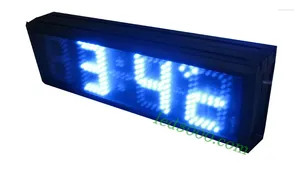 Horloges murales Double faces Corloge LED de couleur bleue (faces HST4-5B)