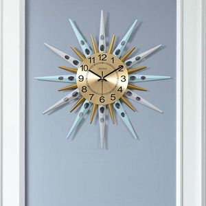 Relojes De pared reloj minimalista grande único Digital lujo mecánico arte pegatina Relogio De Parede Home Saatrations